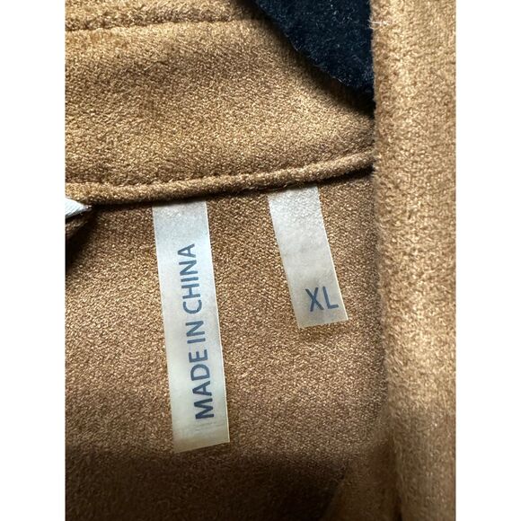 Brown Suede Shirt Dress - Picture 9 of 10